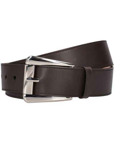 Michael Kors 40Mm Joni Leather Belt - Black
