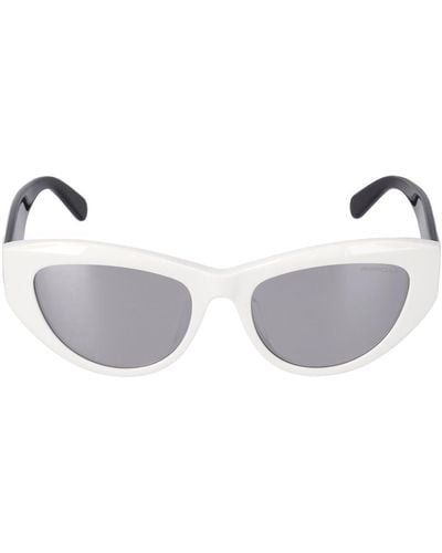 Moncler Gafas de sol cat eye de acetato - Metálico
