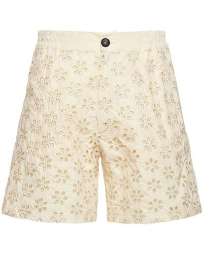 Egonlab Elastic Cotton Shorts - Natural