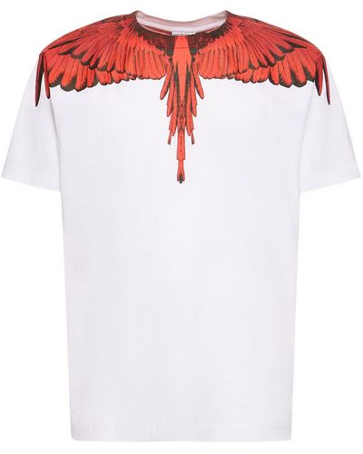 Marcelo Burlon Icon Wings Cotton Jersey T-shirt - White