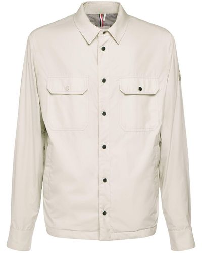 Moncler Piz Tech Shirt Jacket - Natural