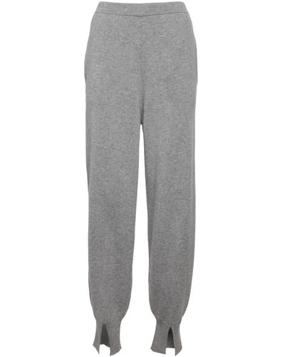 Theory Cashmere Jogging Trousers W/ Slits - Grey