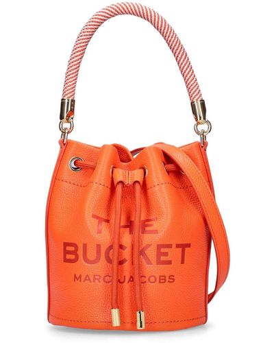Marc Jacobs The Leather Bucket Bag - Orange