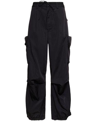 Y-3 Pantaloni cargo in twill - Blu