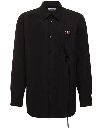 Doublet Cable Cotton Blend Shirt - Black