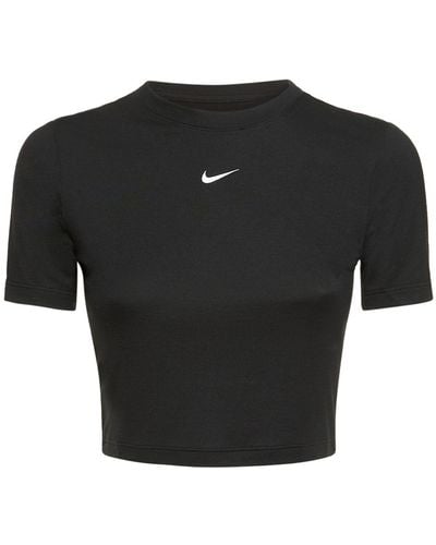 Nike Kurzes T-shirt - Schwarz