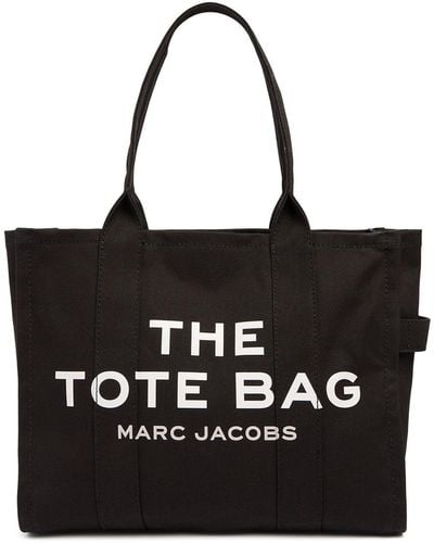 Marc Jacobs The Large Tote Cotton Bag - Black