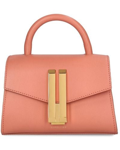 DeMellier London Nano Tasche Aus Glattem Leder "montreal" - Pink