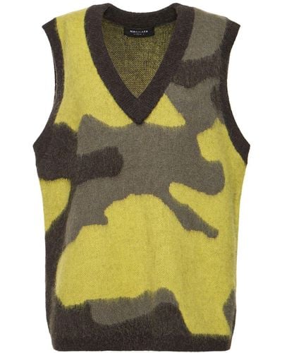 Nagnata Lava Wool & Alpaca Vest - Yellow