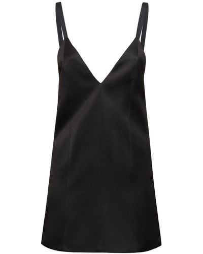Khaite Bab Viscose Blend Mini Dress - Black