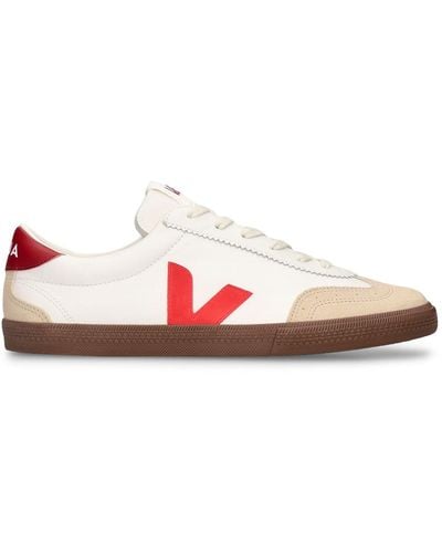 Veja Volley O.T. Leather Sneakers - Pink