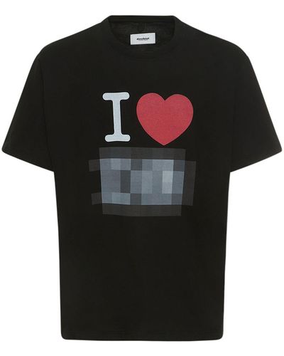 Doublet T-shirt imprimé mosaïque - Noir