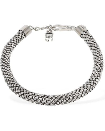 Dolce & Gabbana Halsband Mit Kristallen - Mettallic