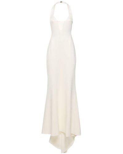 Galvan London Hebrides Maxi Jersey Bridal Dress - White