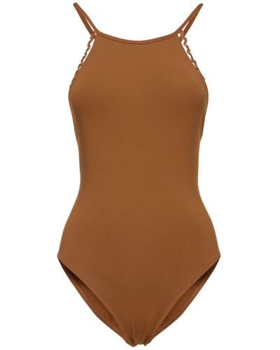 Eres Sunlight One Piece Swimsuit - Brown