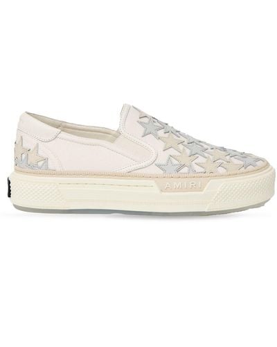 Amiri Stars Court Slip-on Sneakers - White