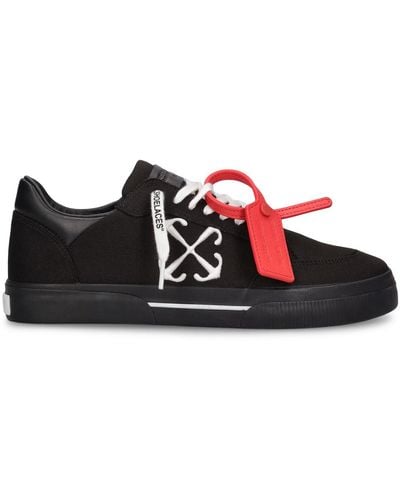 Off-White c/o Virgil Abloh New Low Vulcanized Canvas Trainers - White