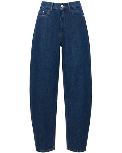 Wandler Chamomile Baloon High Rise Cotton Jeans - Blue