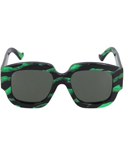 Gucci Gg1546s アセテートサングラス - グリーン