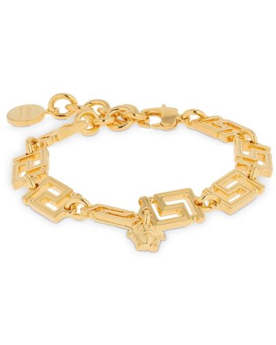 Versace Manschettenarmreif "greek" - Mettallic