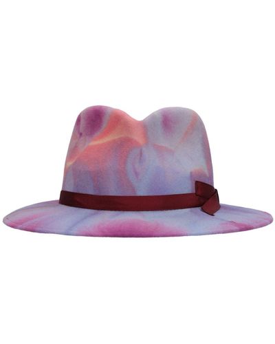 Borsalino Sombrero de fieltro 8cm - Morado