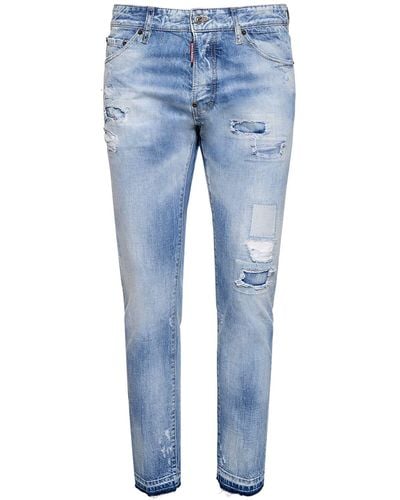 DSquared² Jeans cool guy de denim de algodón - Azul