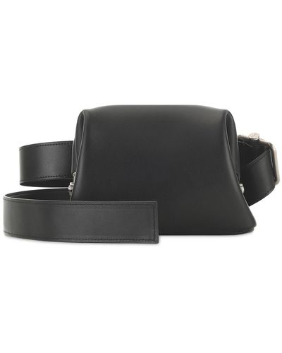 OSOI Bolso De Hombro Pecan Brot De Piel - Negro