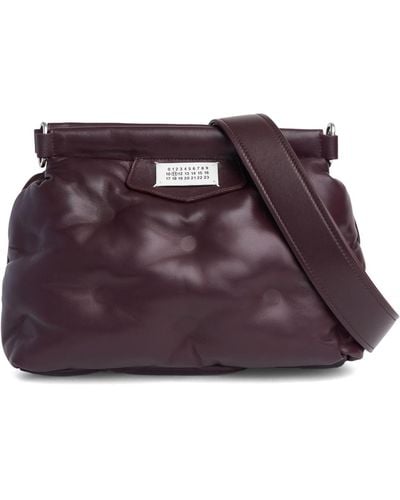 Maison Margiela Petit sac porté épaule glam slam - Violet
