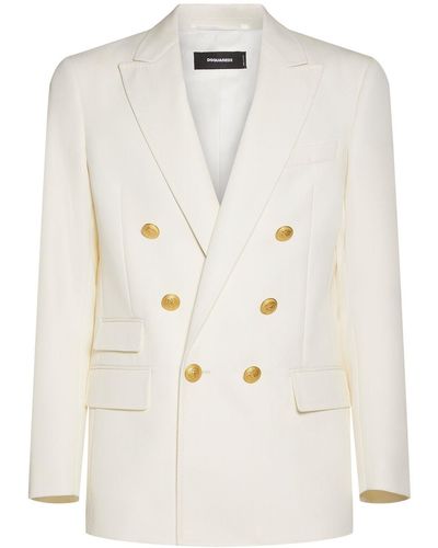 DSquared² Zweireihiger Blazer - Natur