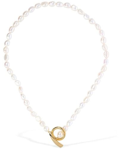 Missoma Halskette Mit Perlen - Weiß