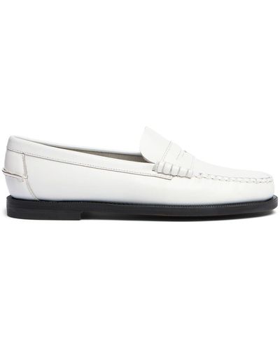 Sebago Mocassini classic dan pigt in pelle - Bianco