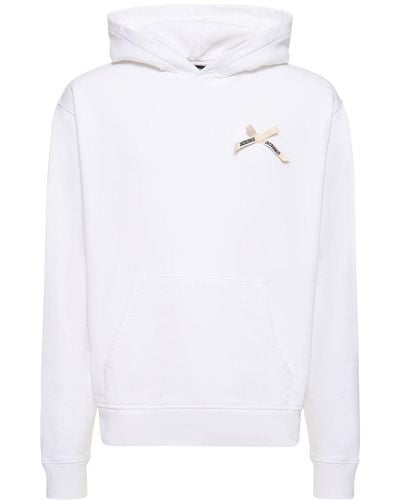 Jacquemus Noeud Bow-embellished Hoodie - White