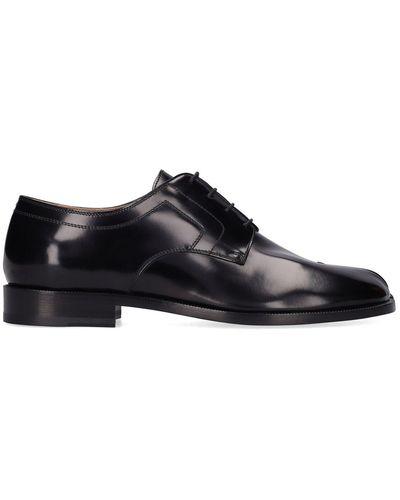 maison margiela tabi leather derby shoes