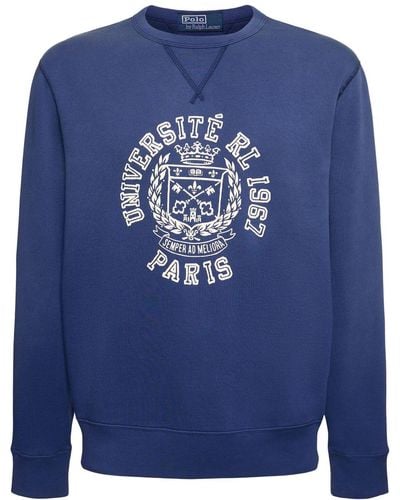 Polo Ralph Lauren Sweatshirt "universitè" - Blau