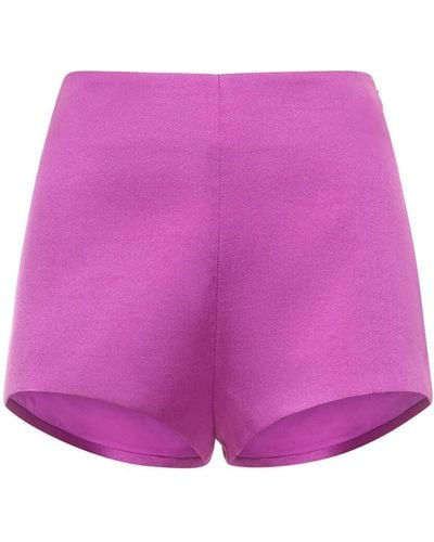 ANDAMANE Polly High Waisted Shorts - Pink