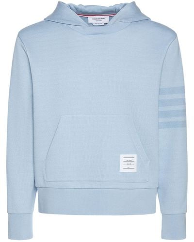 Thom Browne Doppelseitiger Sweatshirt-hoodie - Blau