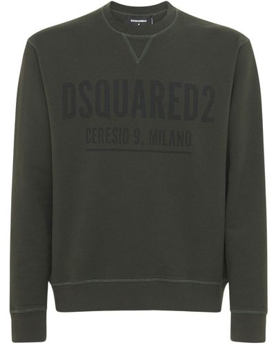 DSquared² Ceresio 9.コットンジャージースウェットシャツ - グリーン