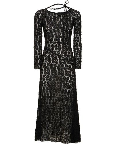 GIMAGUAS maggie Lace Long Dress - Black