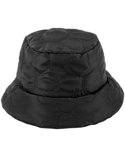 Lack of Color Puffer Bucket Hat - Black