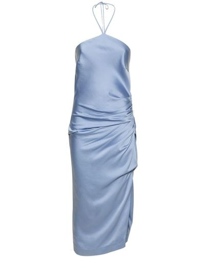 Jonathan Simkhai Hansel Gown Dress - Blue