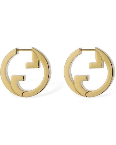 Gucci Blondie Brass Earrings - Metallic