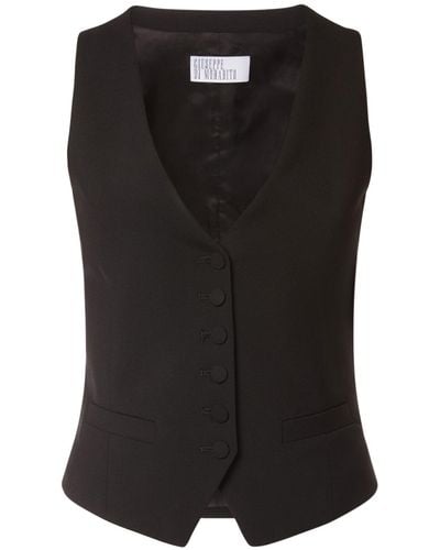 GIUSEPPE DI MORABITO Stretch Wool Vest - Black