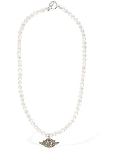Someit J.X Imitation Pearl Necklace - White