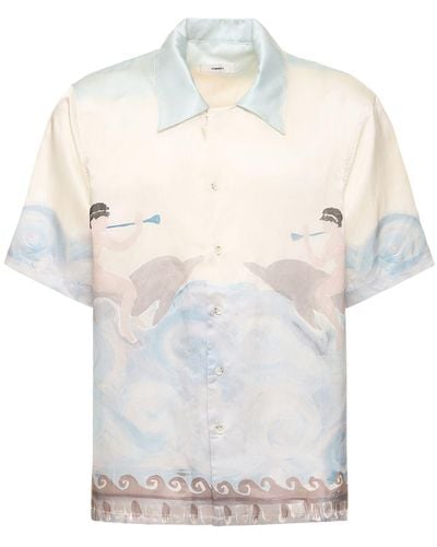 Commas Ocean ボクシーシャツ - ホワイト