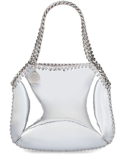 Stella McCartney Borsa mini alter mat specchiata - Bianco