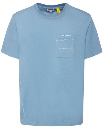 Moncler Genius Moncler X Frgmt Mountain Jersey T-Shirt - Blue
