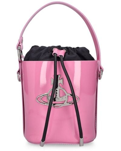 Vivienne Westwood Daisy Leather Bucket Bag - Pink