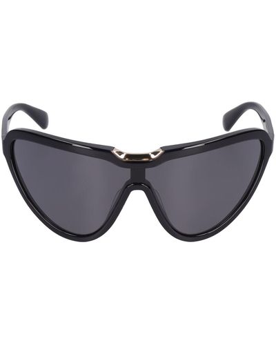 Max Mara Occhiali da sole a maschera emil in acetato - Grigio