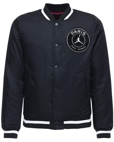 Nike Gepolsterte Collegejacke "jordan Psg" - Schwarz