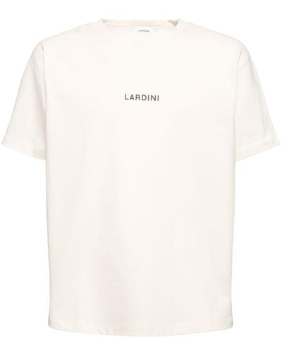 Lardini T-shirt Aus Baumwolle - Weiß